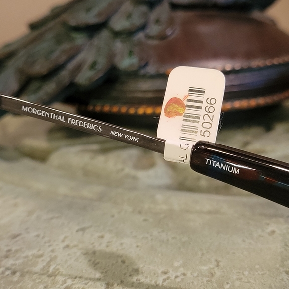 🚫Sold🚫MORGENTHAL FREDERICS Handmade Hustler Sunglasses Titanium Luxury New - Picture 9 of 14